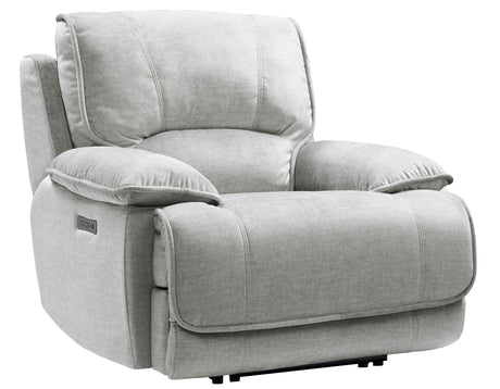 Olsen Silver Recliner, Dual-Power Zero-Gravity by Steve Silver at Eve Furniture