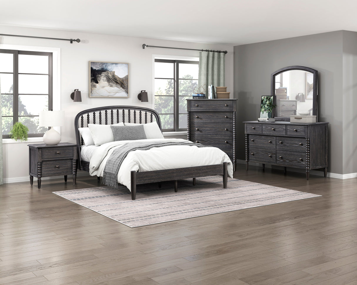 Olson Espresso Full Platform Bed