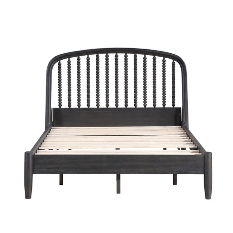 Olson Espresso Full Platform Bed by Homelegance at Eve Furniture