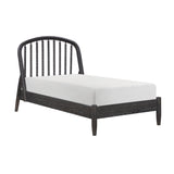 Olson Espresso Twin Bed, Mirror and Dresser with Nightstand