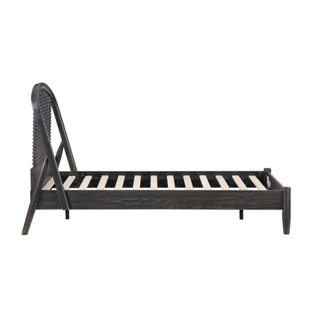 Olson Espresso Twin Platform Bed by Homelegance at Eve Furniture