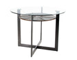 Olson 48-inch Counter Glass Top Table by Steve Silver at Eve Furniture