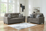 Olten Graphite Living Room Set by Ashley at Eve Furniture