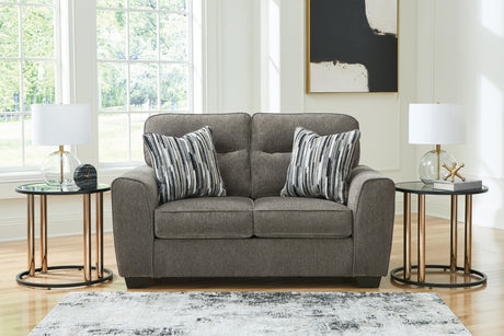 Olten Graphite Living Room Set by Ashley at Eve Furniture