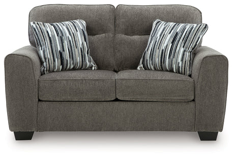 Olten Graphite Living Room Set by Ashley at Eve Furniture