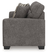 Olten Graphite Loveseat by Ashley at Eve Furniture
