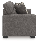 Olten Graphite Loveseat by Ashley at Eve Furniture