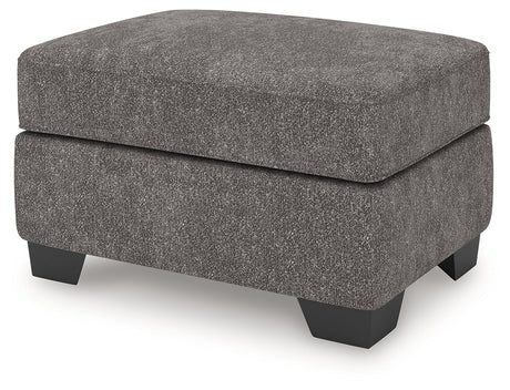 Olten Graphite Ottoman by Ashley at Eve Furniture