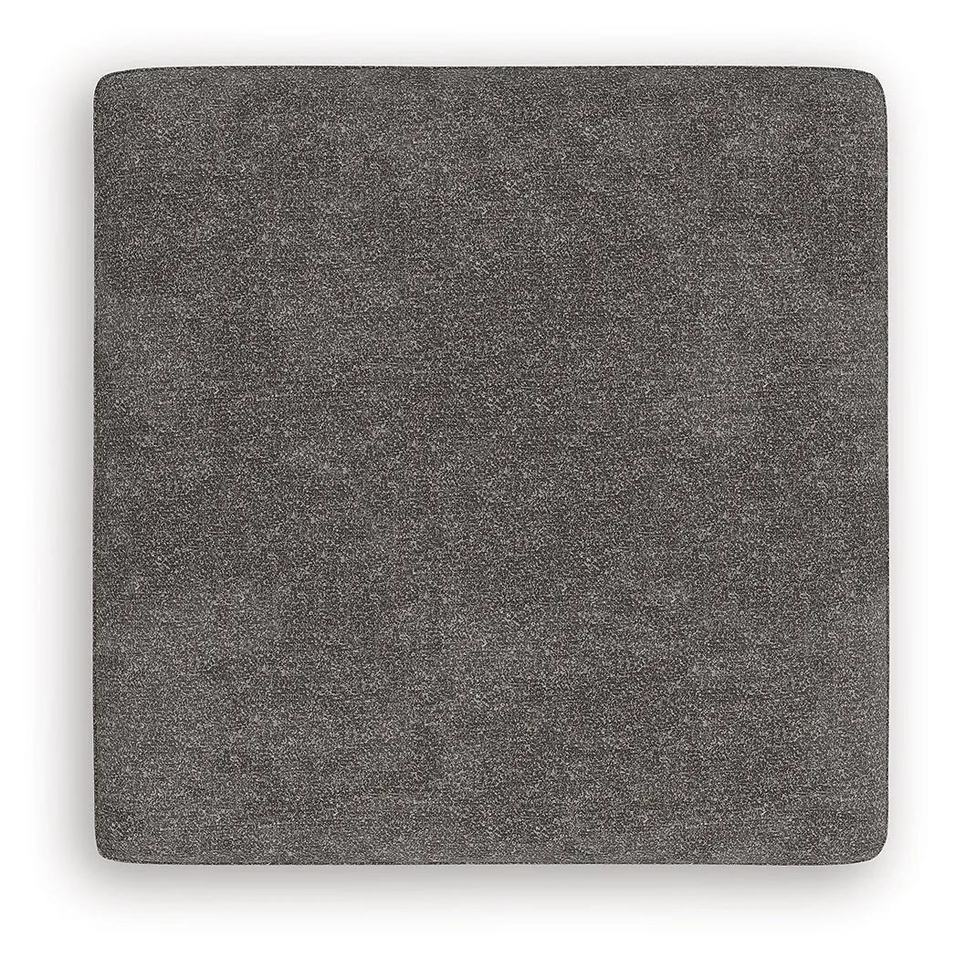 Olten Graphite Oversized Accent Ottoman by Ashley at Eve Furniture