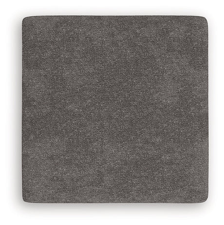 Olten Graphite Oversized Accent Ottoman by Ashley at Eve Furniture