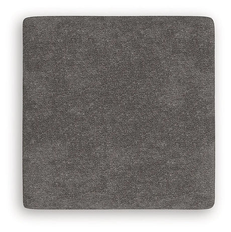 Olten Graphite Oversized Accent Ottoman by Ashley at Eve Furniture