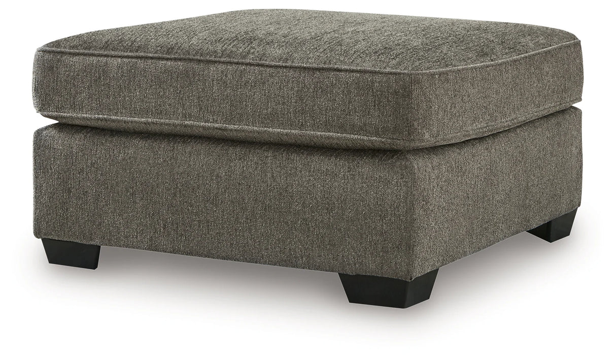 Olten Graphite Oversized Chair and Accent Ottoman by Ashley at Eve Furniture