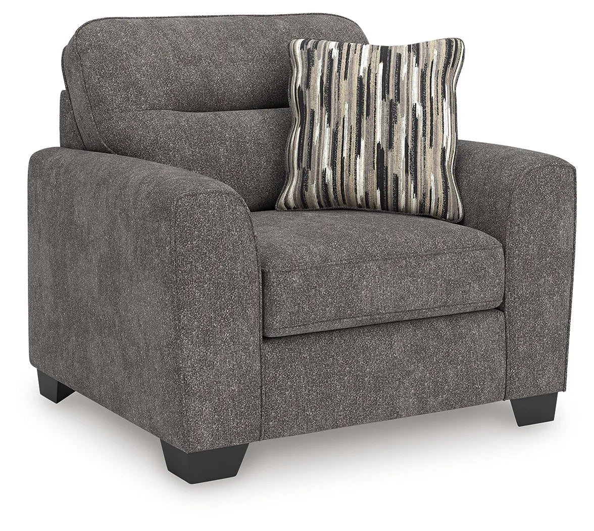 Olten Graphite Oversized Chair by Ashley at Eve Furniture