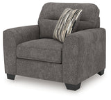 Olten Graphite Oversized Chair by Ashley at Eve Furniture