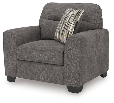 Olten Graphite Oversized Chair by Ashley at Eve Furniture