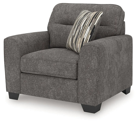 Olten Graphite Oversized Chair by Ashley at Eve Furniture
