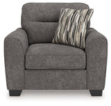 Olten Graphite Oversized Chair by Ashley at Eve Furniture