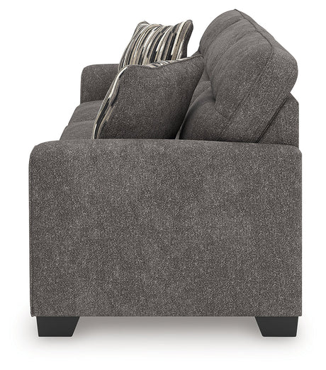 Olten Graphite Sofa by Ashley at Eve Furniture