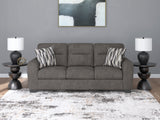 Olten Graphite Sofa by Ashley at Eve Furniture