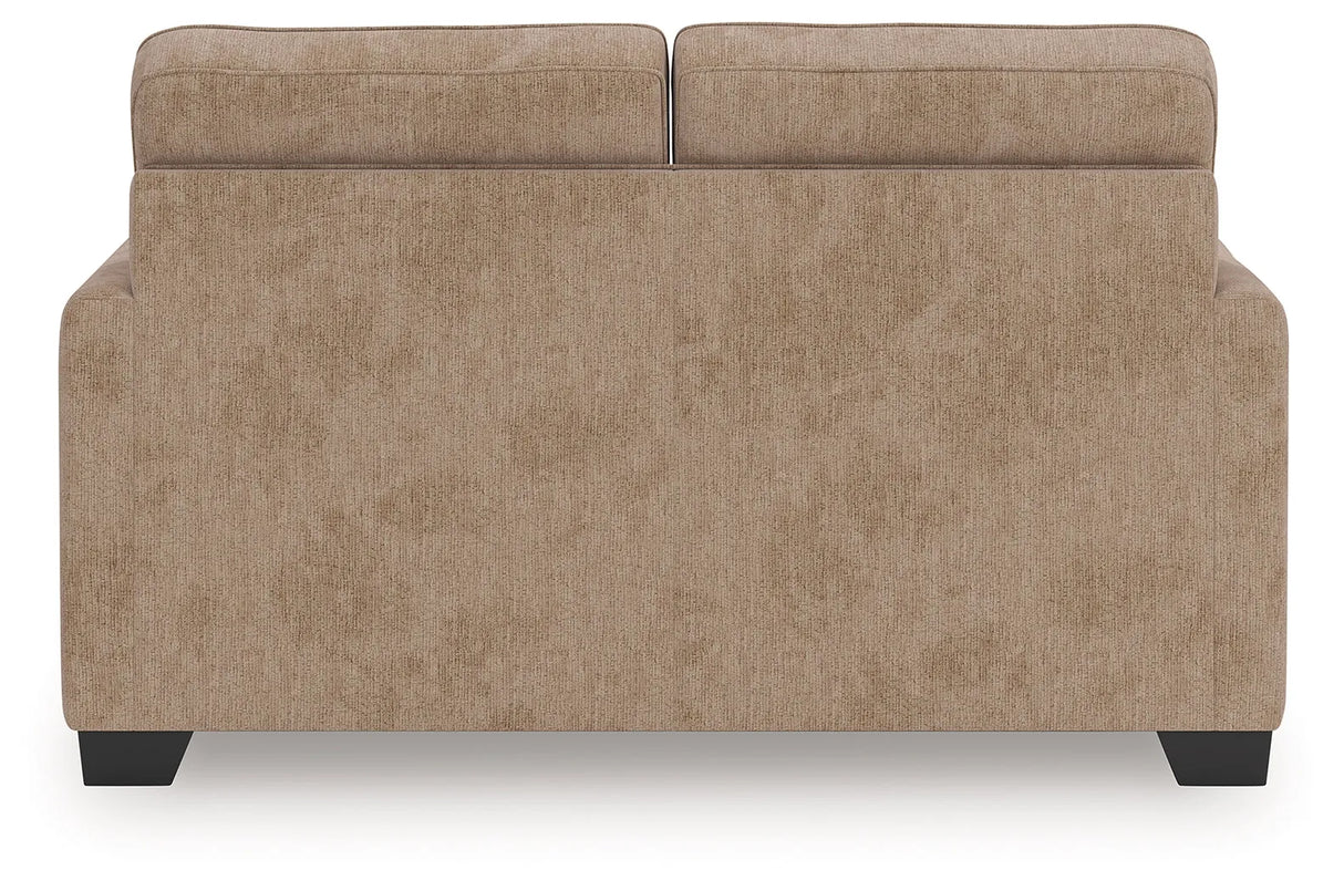 Olten Mocha Loveseat by Ashley at Eve Furniture