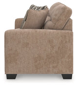 Olten Mocha Loveseat by Ashley at Eve Furniture