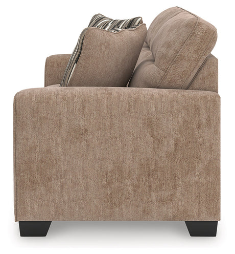 Olten Mocha Loveseat by Ashley at Eve Furniture