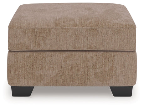 Olten Mocha Ottoman by Ashley at Eve Furniture