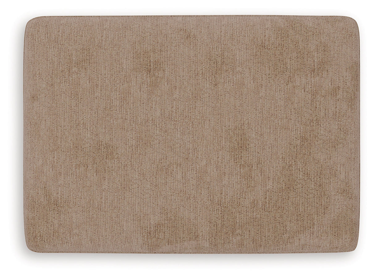 Olten Mocha Ottoman by Ashley at Eve Furniture