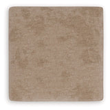 Olten Mocha Oversized Accent Ottoman by Ashley at Eve Furniture