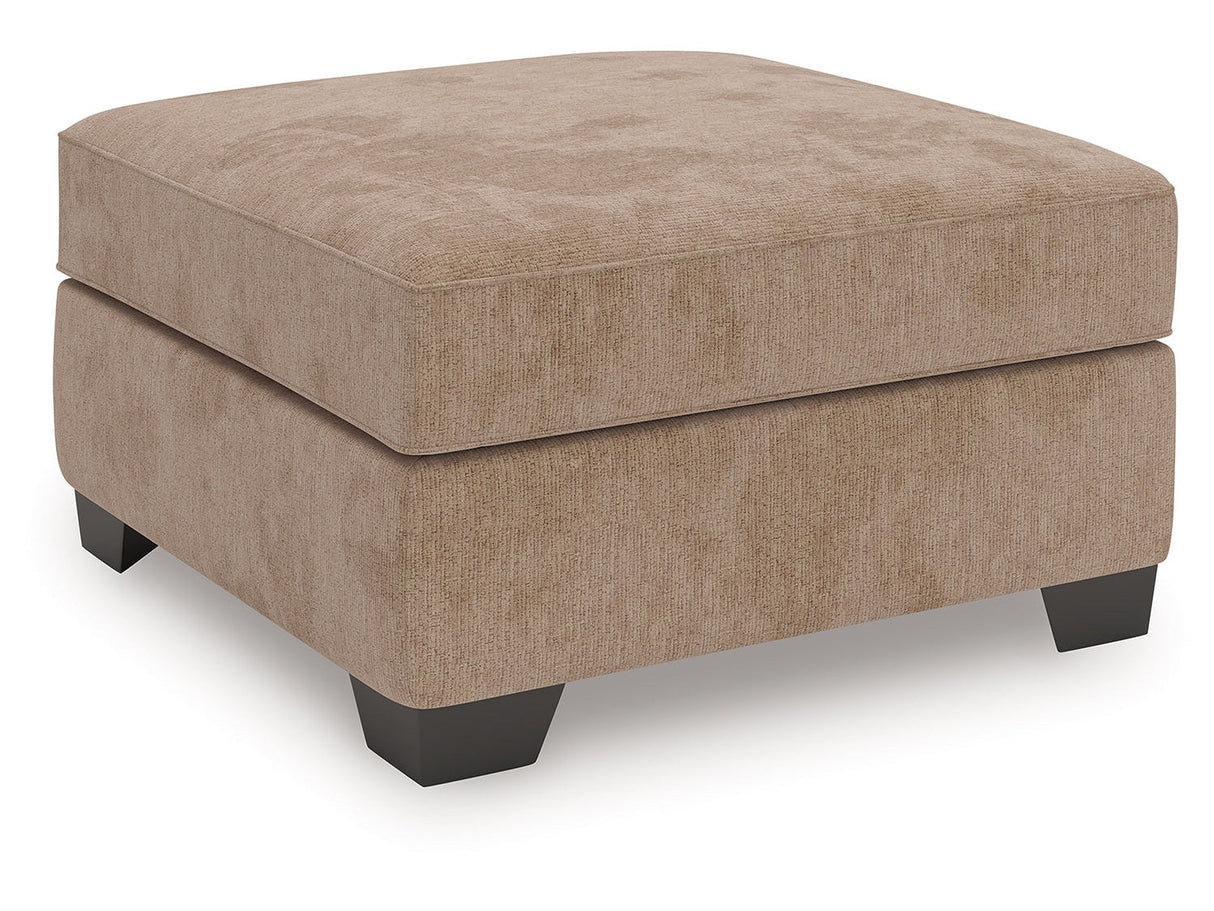Olten Mocha Oversized Accent Ottoman by Ashley at Eve Furniture