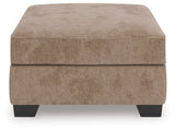 Olten Mocha Oversized Accent Ottoman by Ashley at Eve Furniture