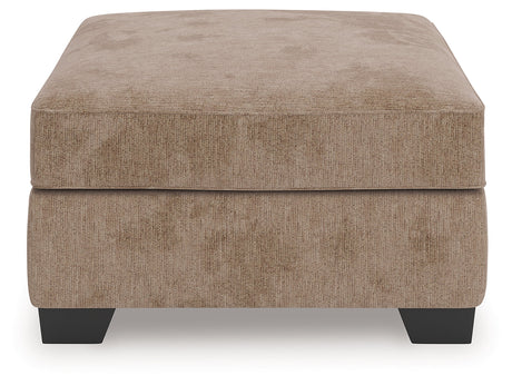 Olten Mocha Oversized Accent Ottoman by Ashley at Eve Furniture