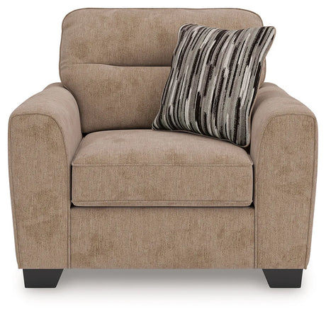 Olten Mocha Oversized Chair by Ashley at Eve Furniture