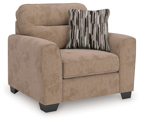 Olten Mocha Oversized Chair by Ashley at Eve Furniture