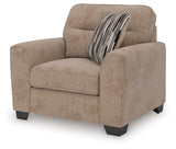 Olten Mocha Oversized Chair by Ashley at Eve Furniture