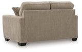 Olten Mocha Sofa and Loveseat by Ashley at Eve Furniture