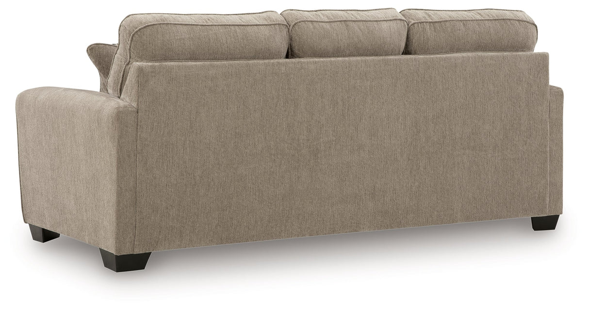 Olten Mocha Sofa and Loveseat by Ashley at Eve Furniture