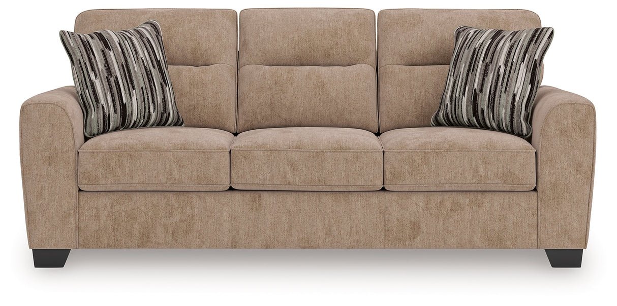 Olten Mocha Sofa by Ashley at Eve Furniture
