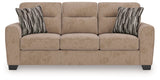 Olten Mocha Sofa by Ashley at Eve Furniture