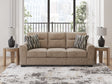 Olten Mocha Sofa by Ashley at Eve Furniture