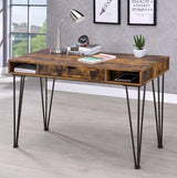 Olvera Antique Nutmeg/Dark Bronze 1-Drawer Writing Desk