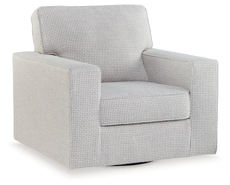 Olwenburg Taupe Swivel Accent Chair