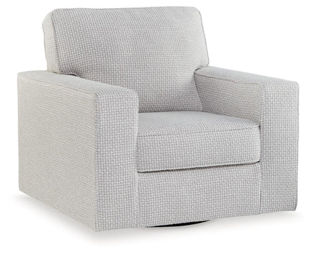Olwenburg Taupe Swivel Accent Chair by Ashley at Eve Furniture
