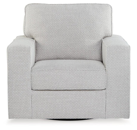 Olwenburg Taupe Swivel Accent Chair by Ashley at Eve Furniture