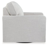 Olwenburg Taupe Swivel Accent Chair by Ashley at Eve Furniture