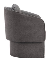 Olya Truffle Gray Accent Chair by Zuomod at Eve Furniture
