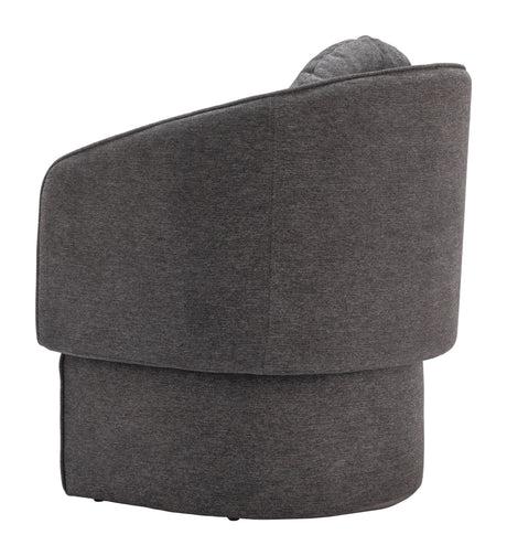 Olya Truffle Gray Accent Chair by Zuomod at Eve Furniture