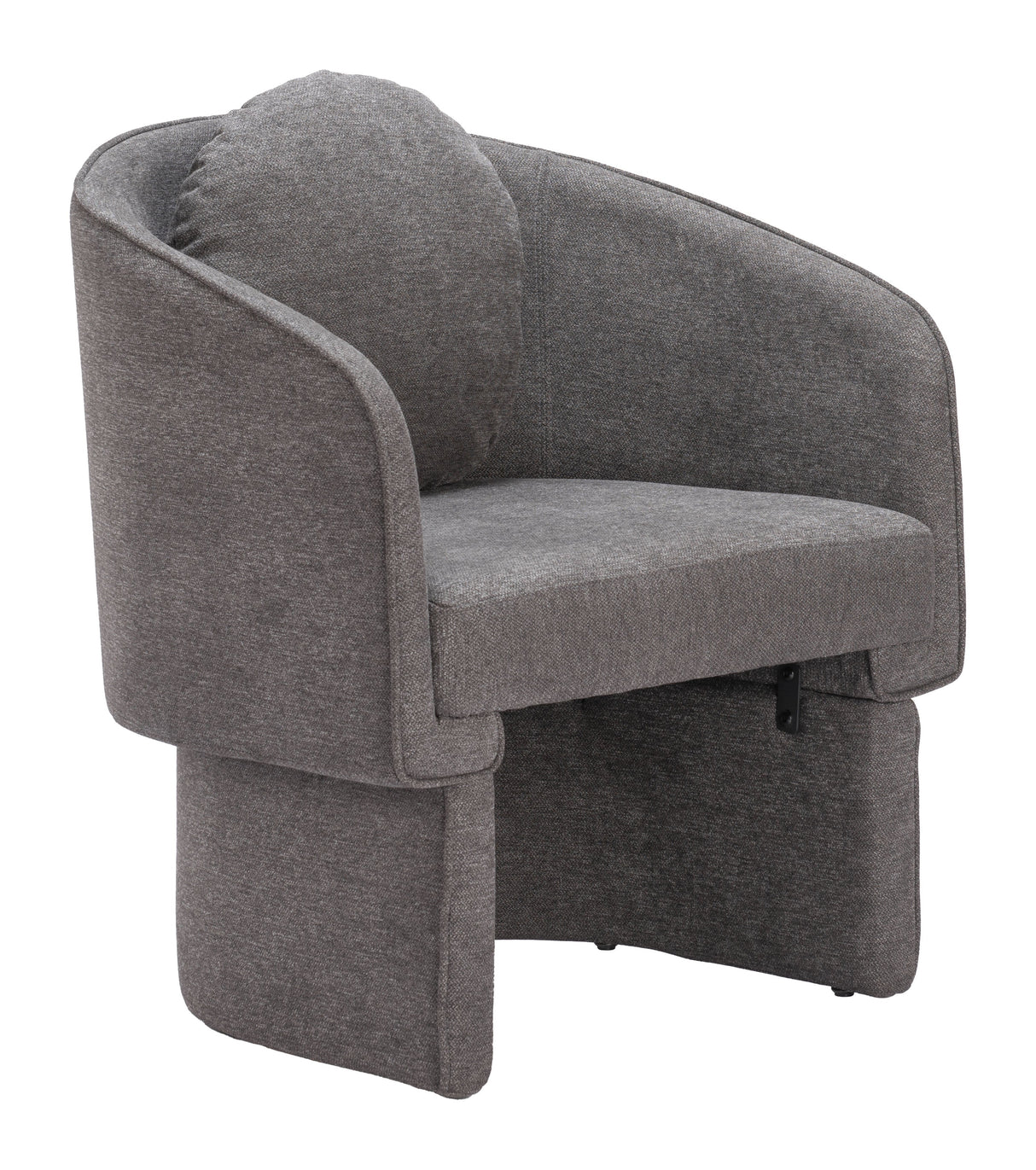 Olya Truffle Gray Accent Chair by Zuomod at Eve Furniture