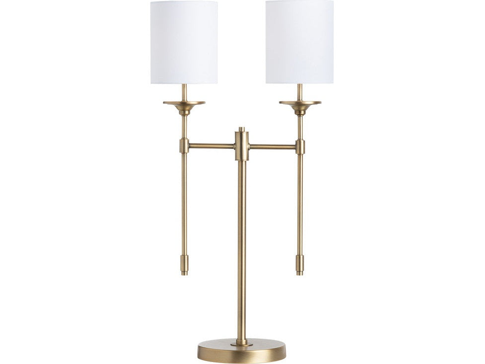 Olympia Gold Double Table Lamp (Set of 2) by Crestview at Eve Furniture
