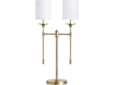 Olympia Gold Double Table Lamp (Set of 2) by Crestview at Eve Furniture